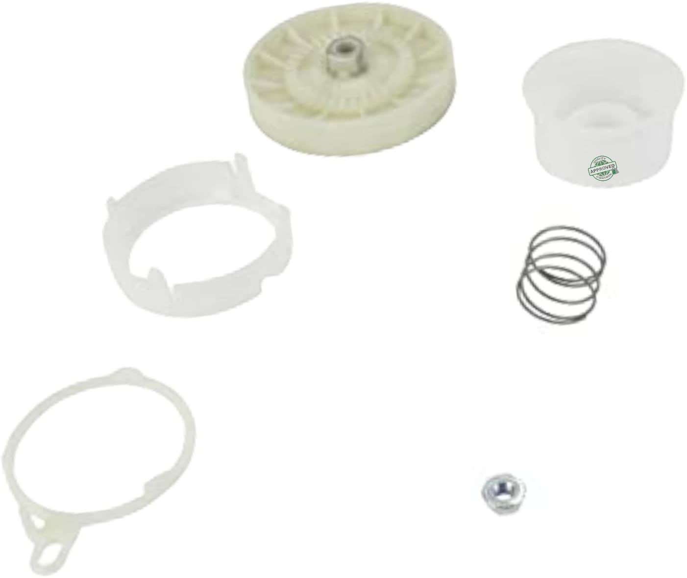 GlobPro W10536113 W10721967VP W10818965 W11396423 Washer Drive Pulley & Cam Kit Replacement for and compatible with Whirlpool Kenmore Maytag Amana Heavy DUTY