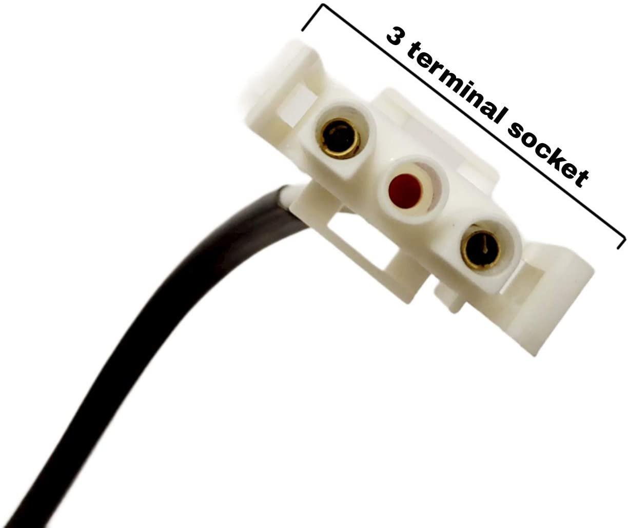 GlobPro WP2313628 Ice Maker Recirculating Pump 3 terminals sockets Replacement for and compatible with Whirlpool Maytag Kitchen Aid Kenmore WP2313628 Heavy DUTY