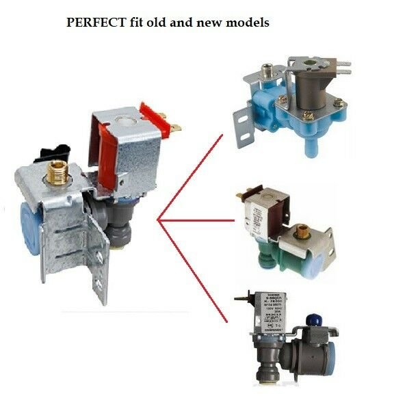 Invensys Single Solenoid Ice Maker Water Valve & water line K-76385 S-86-QCN