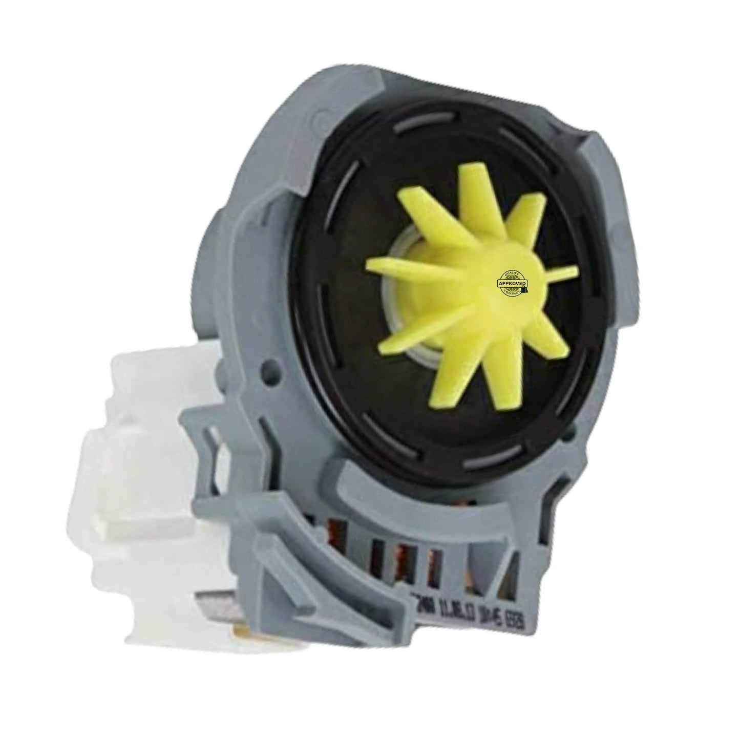 GlobPro 661662 8558995 8565839 W10084573 CK900247 Diswasher Drain Pump 2 Terminals Replacement for and compatible with Kenmore Whirlpool Maytag LG Heavy DUTY