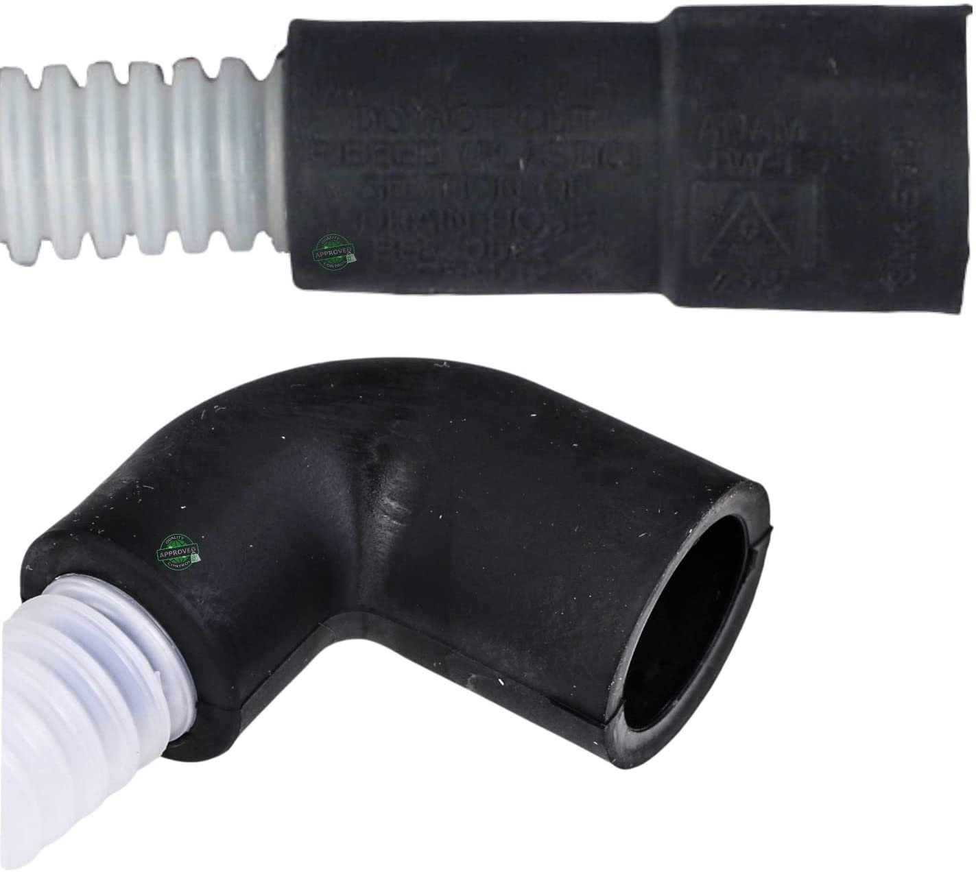 GlobPro WP3374077 Diswasher Drain Hose 72" length Approx. Replacement for and compatible with KitchenAid Whirlpool Kenmore Heavy DUTY