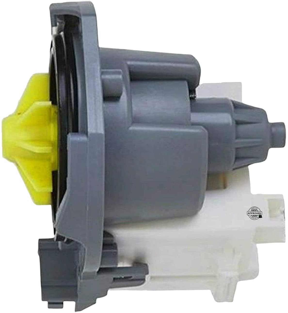 GlobPro W10158351 W10348269 WPW10348269VP CK900247 Diswasher Drain Pump 2 Terminals Replacement for and compatible with Kenmore Whirlpool Maytag LG Heavy DUTY