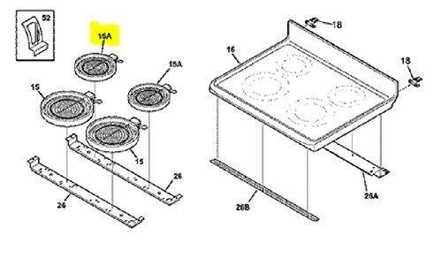 Kenmore Frigidaire Dual Radiant Element PS1148062 (15A), 5" (750W ) and 7" (1800W)