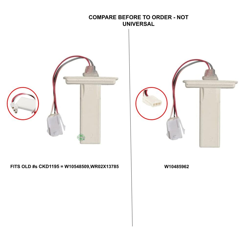 GlobPro WR02X13785 Ice Cube Maker Water Fill Sensor 3 terminals Replacement for and compatible with General Electric brands include WR02X13785 Heavy DUTY