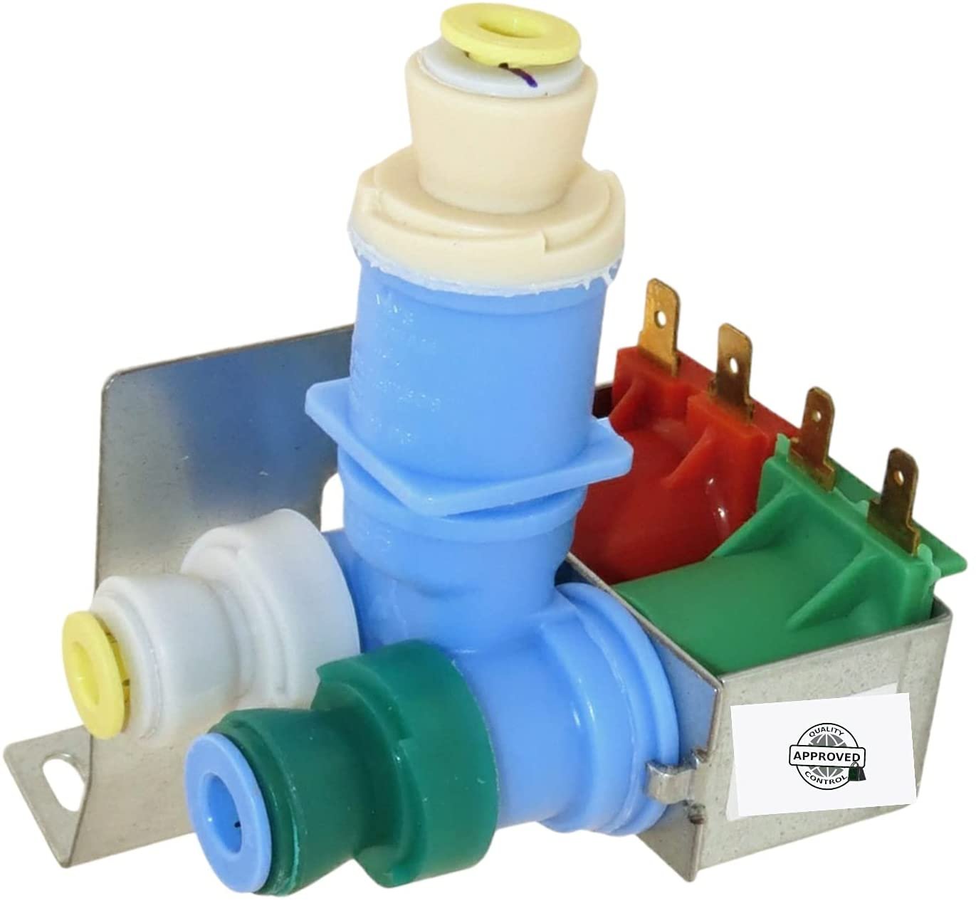 GlobPro W10408179 Frid Water Inlet Valve 2 Coils - 4" ¼ length Approx. Replacement for and compatible with Whirlpool KitchenAid Kenmore Maytag Heavy DUTY