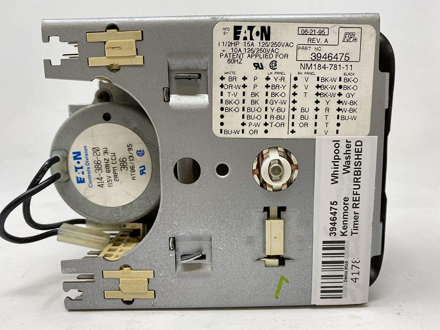 Global Solutions - Washer Timer 3361642-3946475R