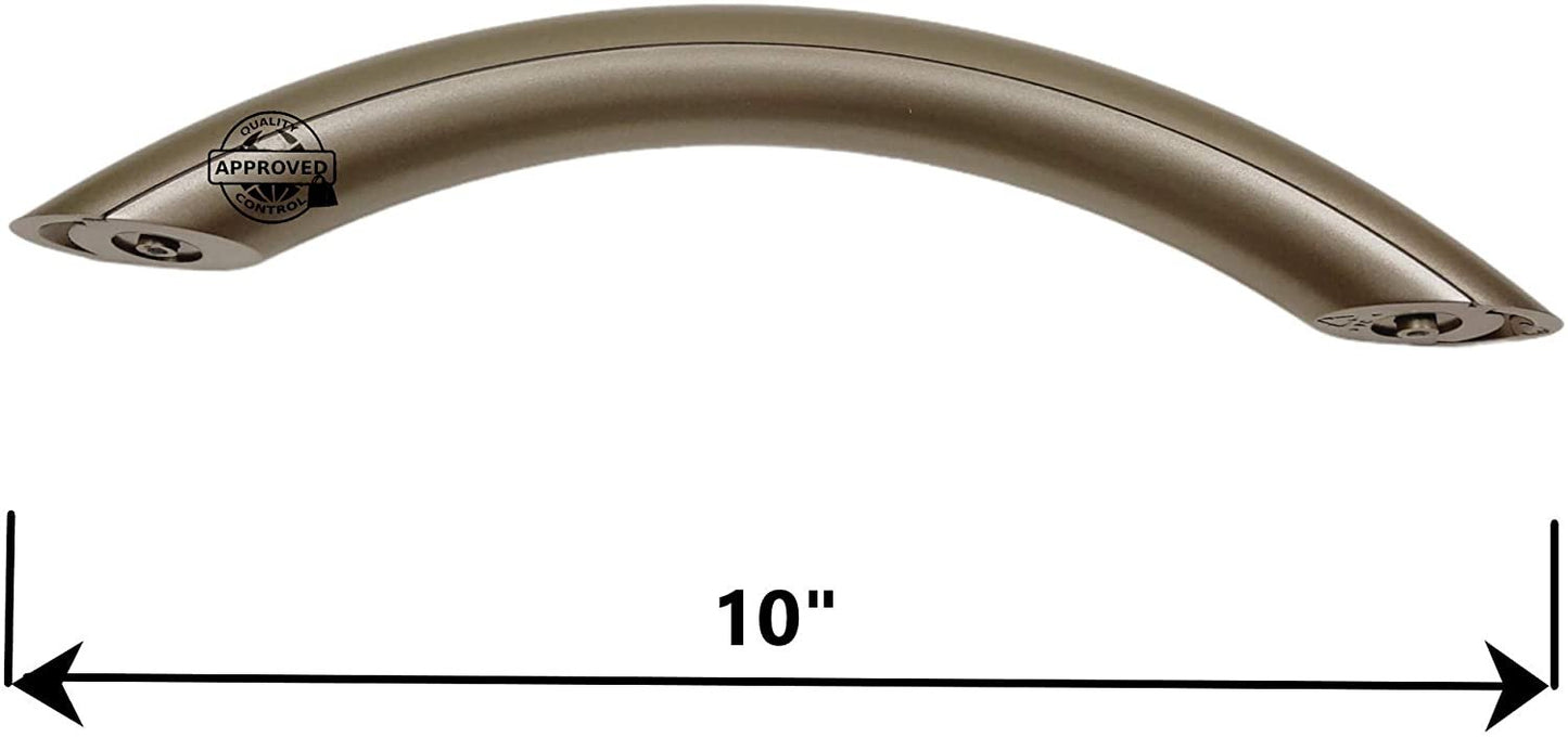 GlobPro 8184320 921926 Microwave Door Handle 10" Length Approx. Replacement for and Compatible with Kitchen Aid 8184320 921926 Heavy Duty