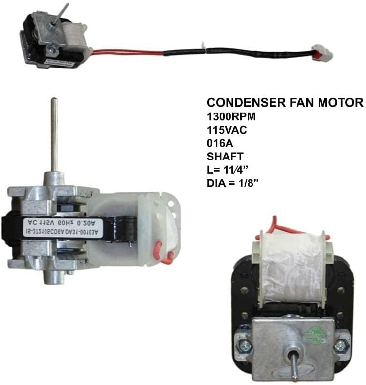 GlobPro DA31-00103A Fridge Condenser Fan Motor 3" ¾ length Approx Replacement for and compatible with Samsung Heavy DUTY
