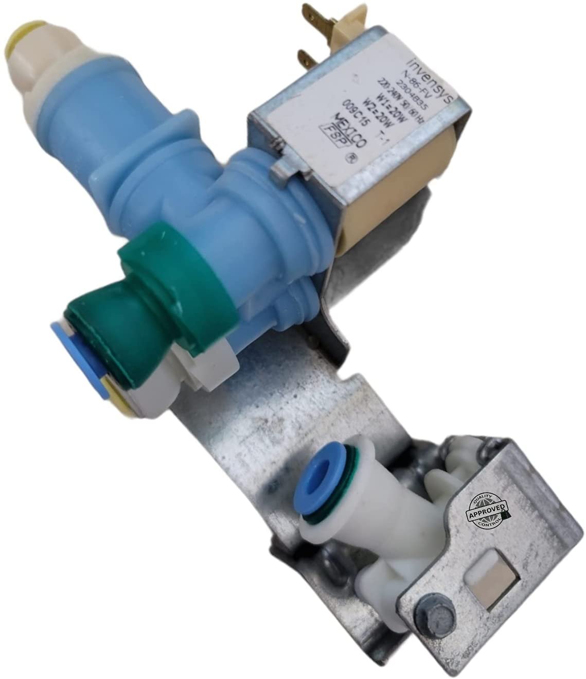 GlobPro WP2304835 Fridge Water Inlet Valve 2 Coil Replacement for and compatible with Whirlpool Heavy DUTY