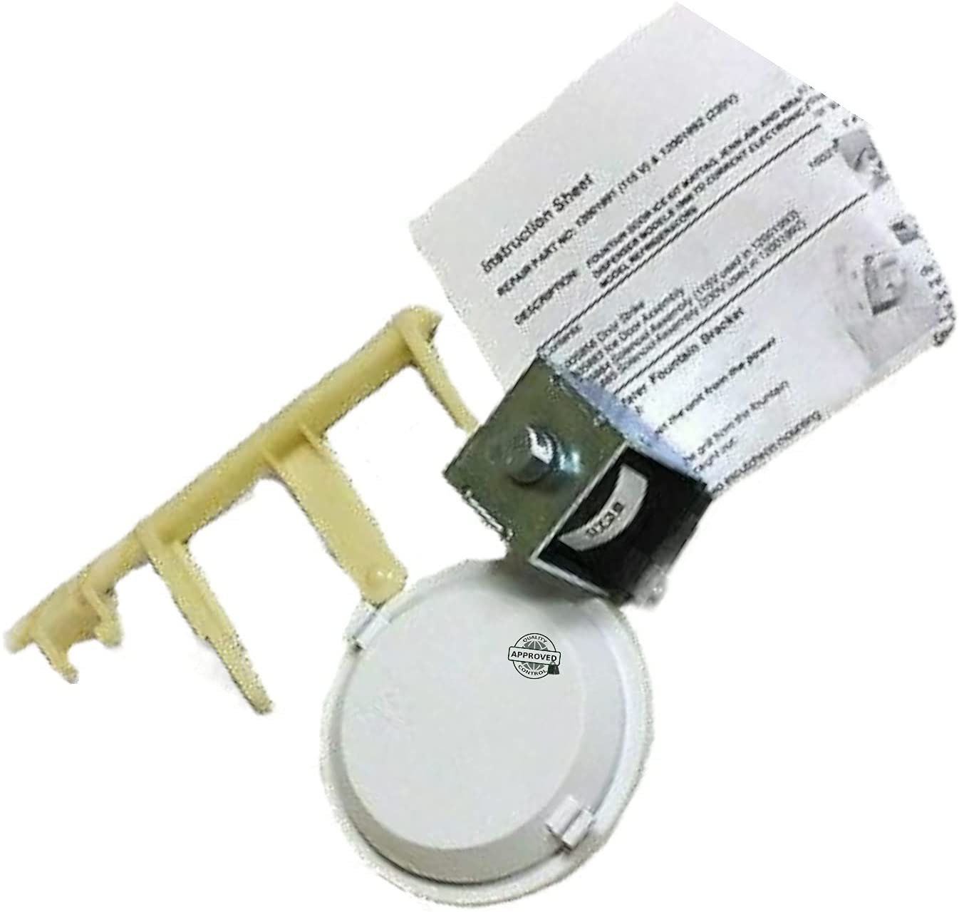 GlobPro 12001991 Fridge Ice Door Fountain Kit 4 Pieces Replacement for and compatible with Maytag Whirlpool Amana Magic Chef Heavy DUTY