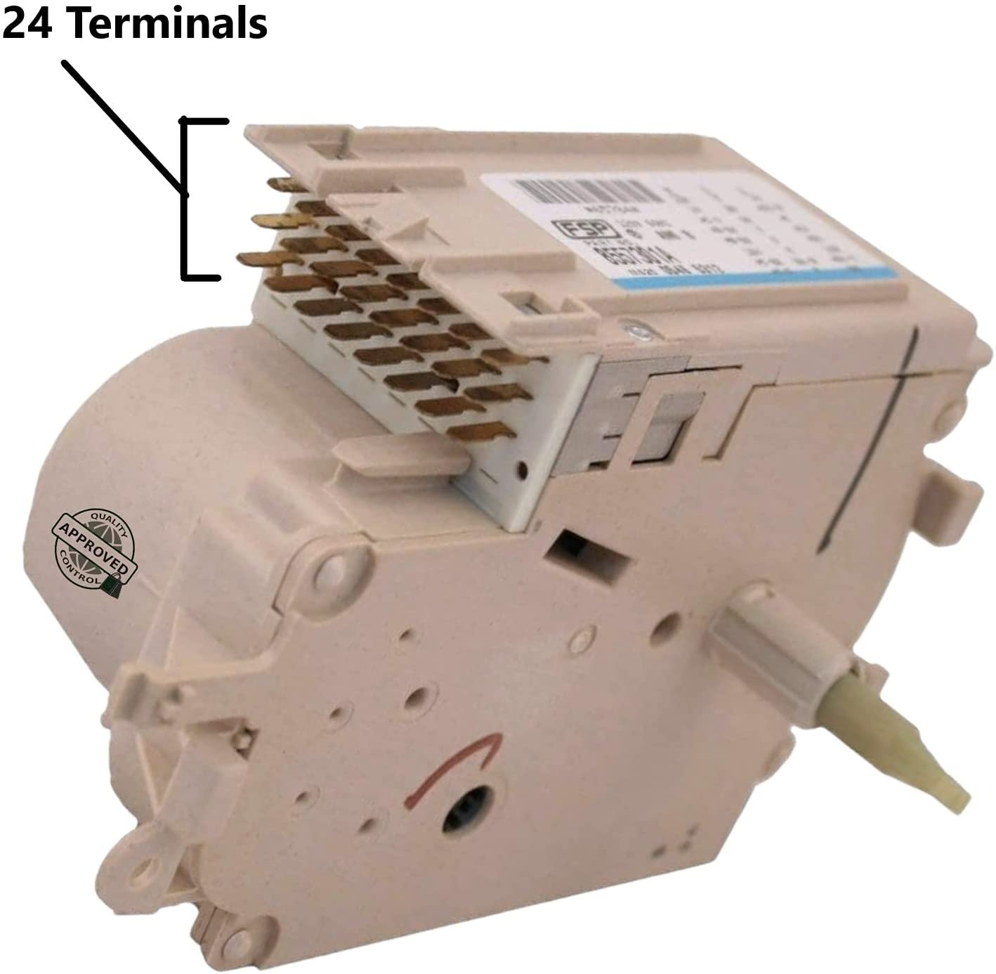 GlobPro WP8557301 Washer Timer 24 fixed terminals Replacement for and compatible with Whirlpool Kenmore Heavy DUTY