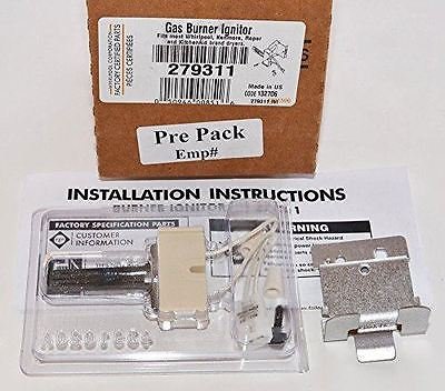 Express Parts AH334180 - ORIGINAL FACTORY OEM GAS DRYER BURNER IGNITOR KIT FOR WHIRLPOOL ROPER