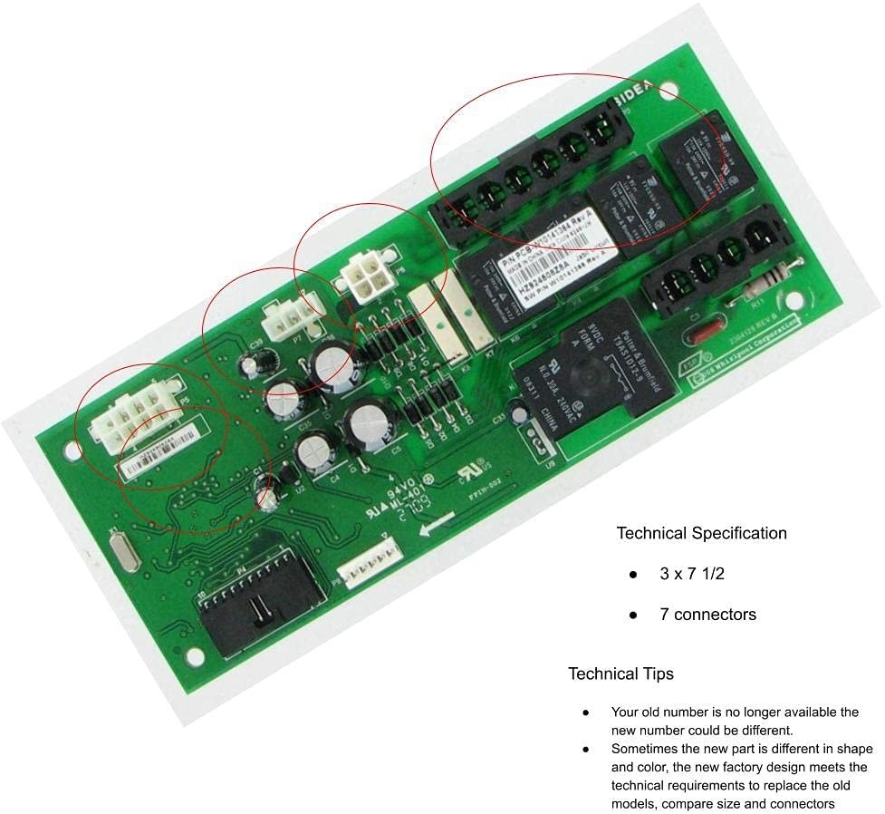 DrEquipUS AP6015693 PS11748974 EAP11748974 PD00024521 Ice Machine Electronic Control Board Replacement for and compatible with Whirlpool KitchenAid Jenn-Air Maytag Heavy DUTY