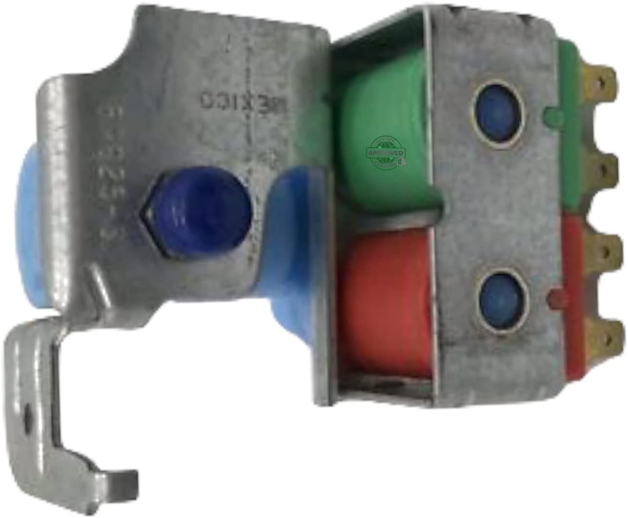 GlobPro 12001414 Fridge Dual Water Valve Kit 4" ¼ length Approx. Replacement for and compatible with Maytag Admiral Jenn-Air Magic Chef Heavy DUTY