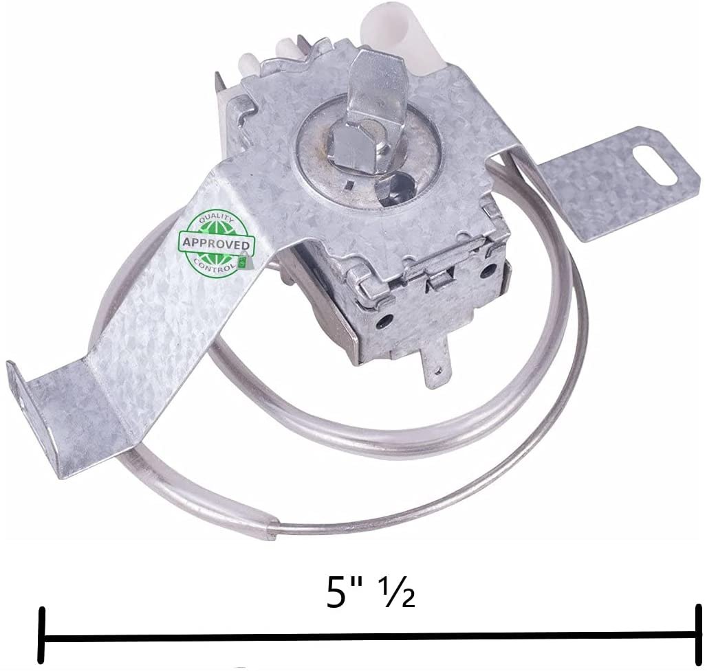 GlobPro AP6006464 PS11739539 PD00005199 Frigde Air Cold Control Thermostat 5" ½ length Approx. Replacement for and compatible with Whirlpool Roper Kenmore KitchenAid Heavy DUTY