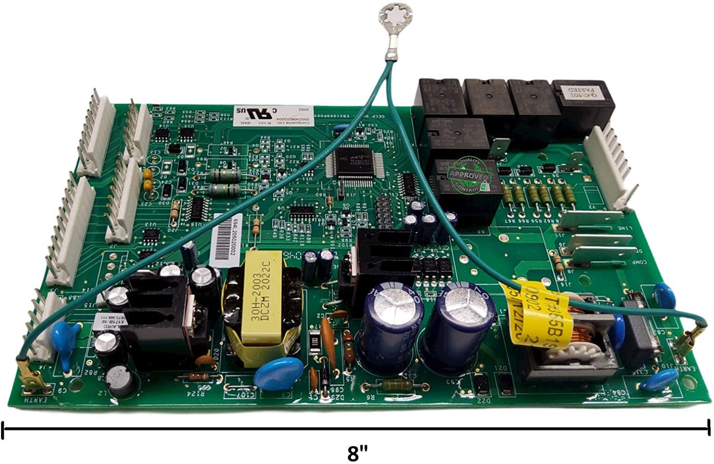 GlobPro WR55X10560 Main Control board motherboard Refrigerator 8" length approx. Replacement for and compatible with GE WR55X10560 Heavy DUTY