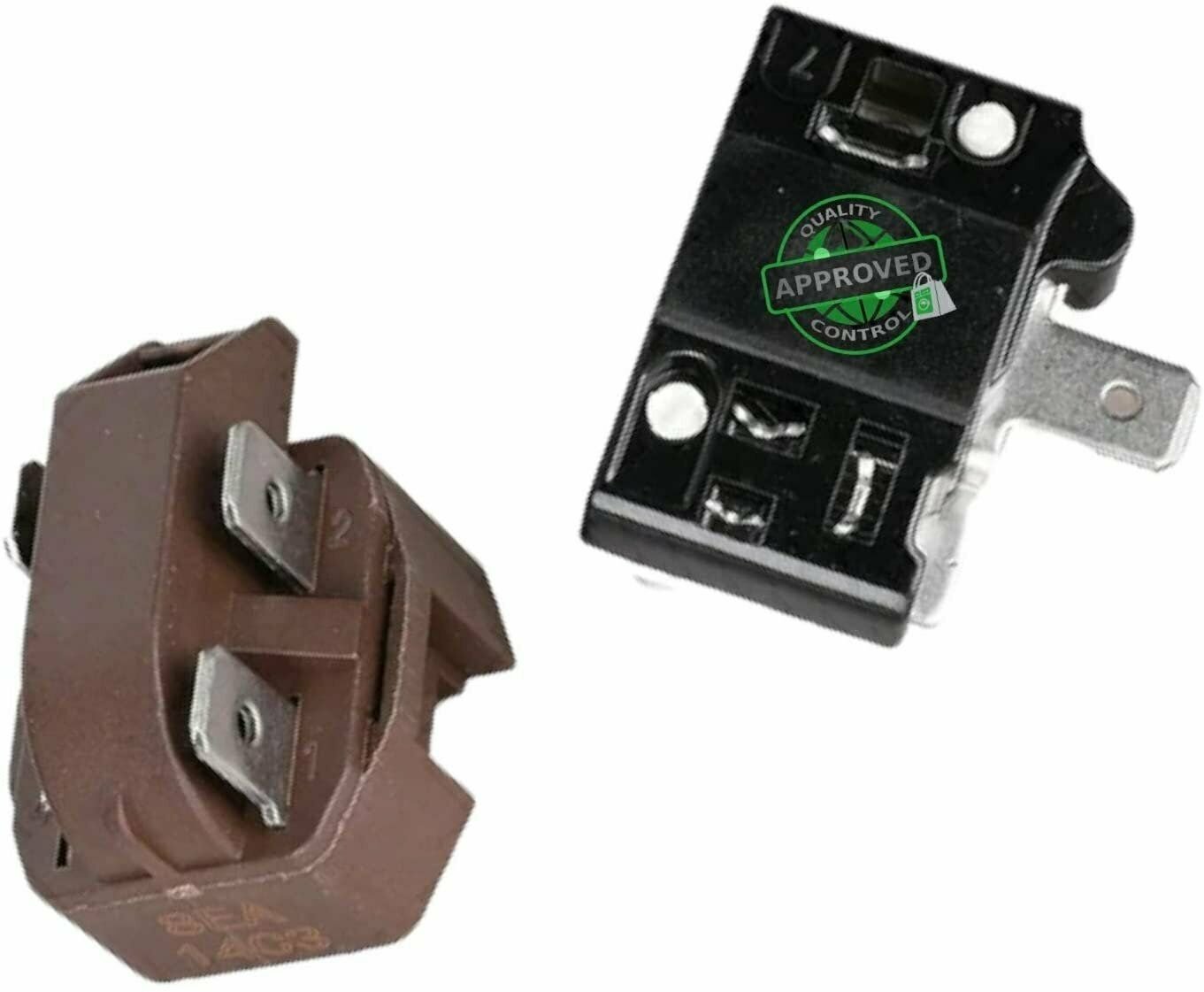 GlobPro 445PHBYY 2025770 Frid Compressor Relay Protector O/L Overoload Replacement for and compatible with Kenmore Samsung Heavy DUTY