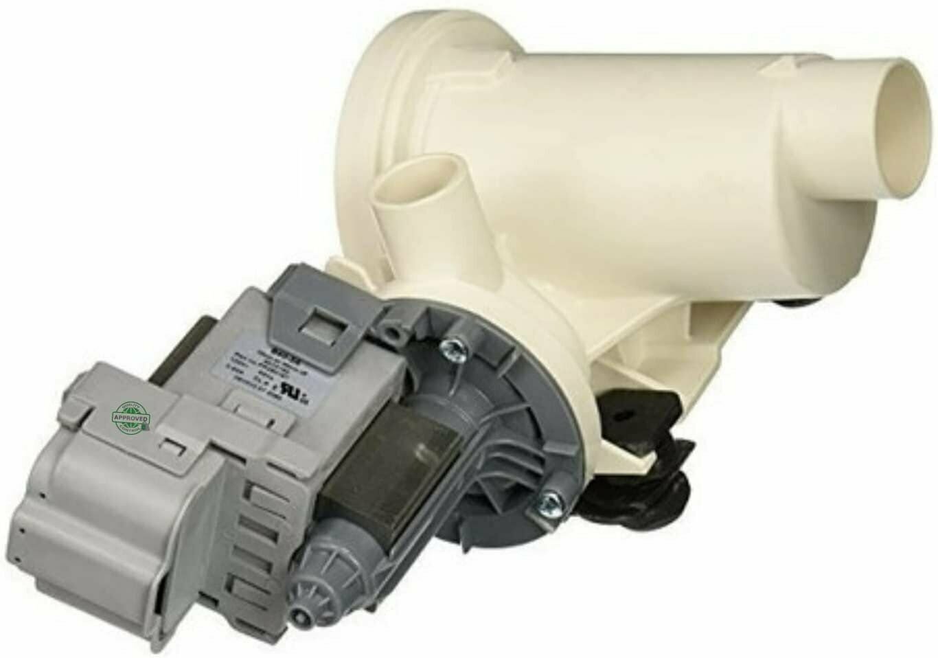 GlobPro 46197020148 461970201671 461970228511 461970228512 Washer Drain Pump 11" length Approx. Replacement for and compatible with Whirlpool Kenmore Maytag KitchenAid Heavy DUTY