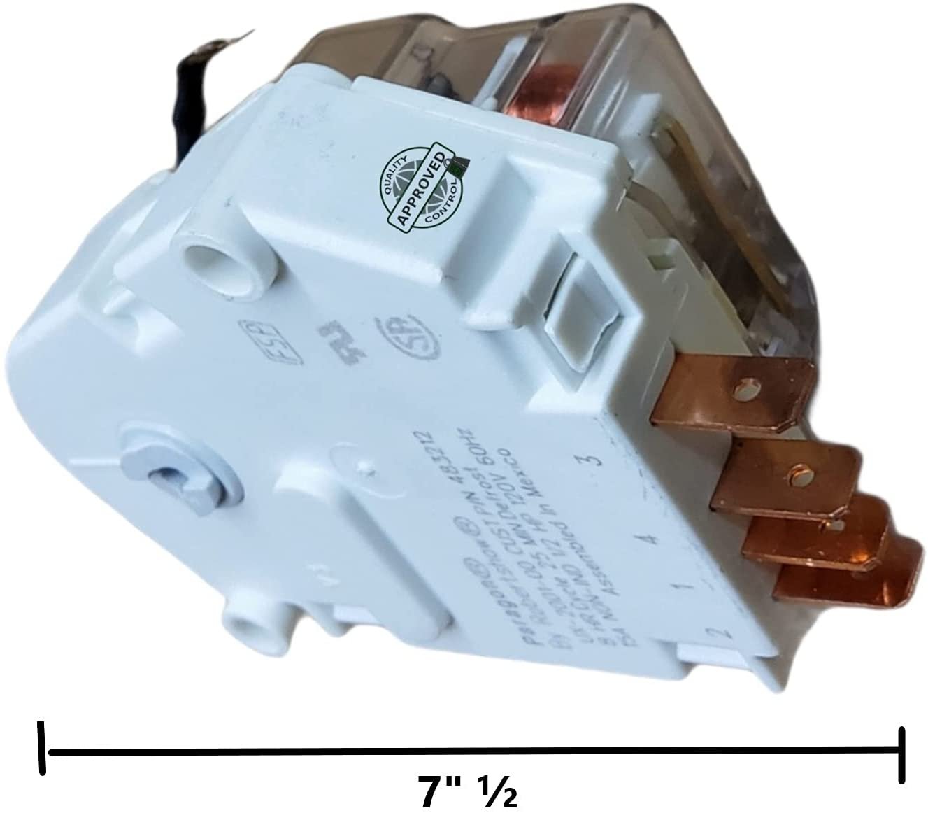 GlobPro 56768 56906 56906 56907 Fridge Defrost Timer Kit 7" ½ length Approx. Replacement for and compatible with Whirlpool KitchenAid Estate Kenmore Heavy DUTY