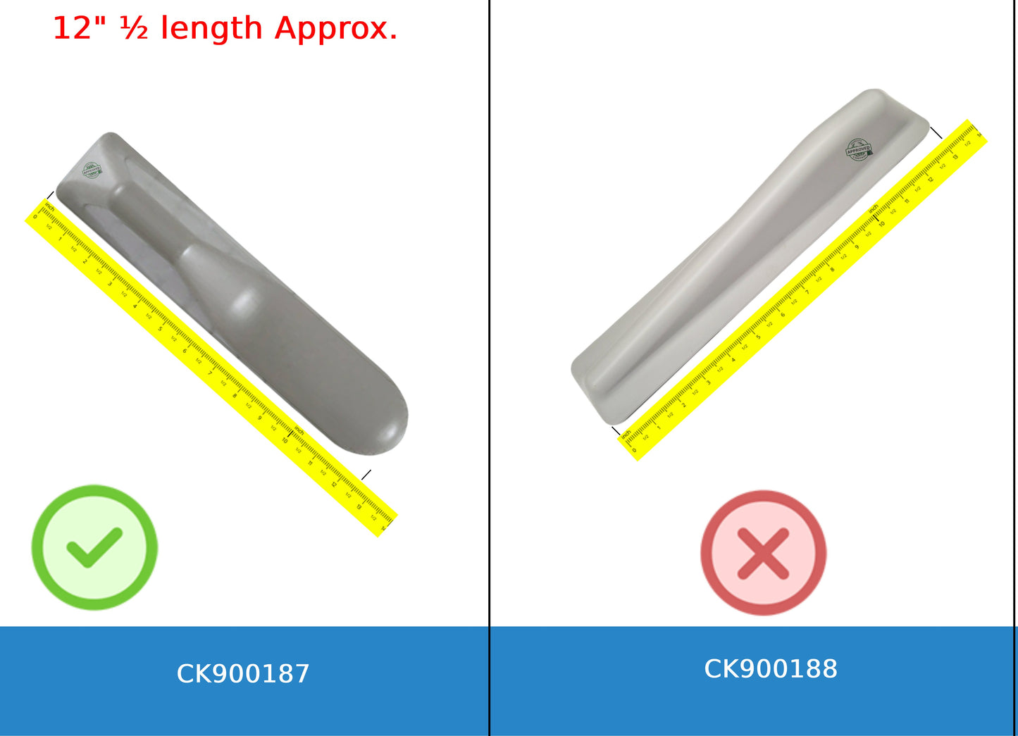 GlobPro WPW10250572 Washer Drum Baffle Tub 12" ½ length Approx. Replacement for and compatible with Whirlpool Maytag Kenmore Heavy DUTY