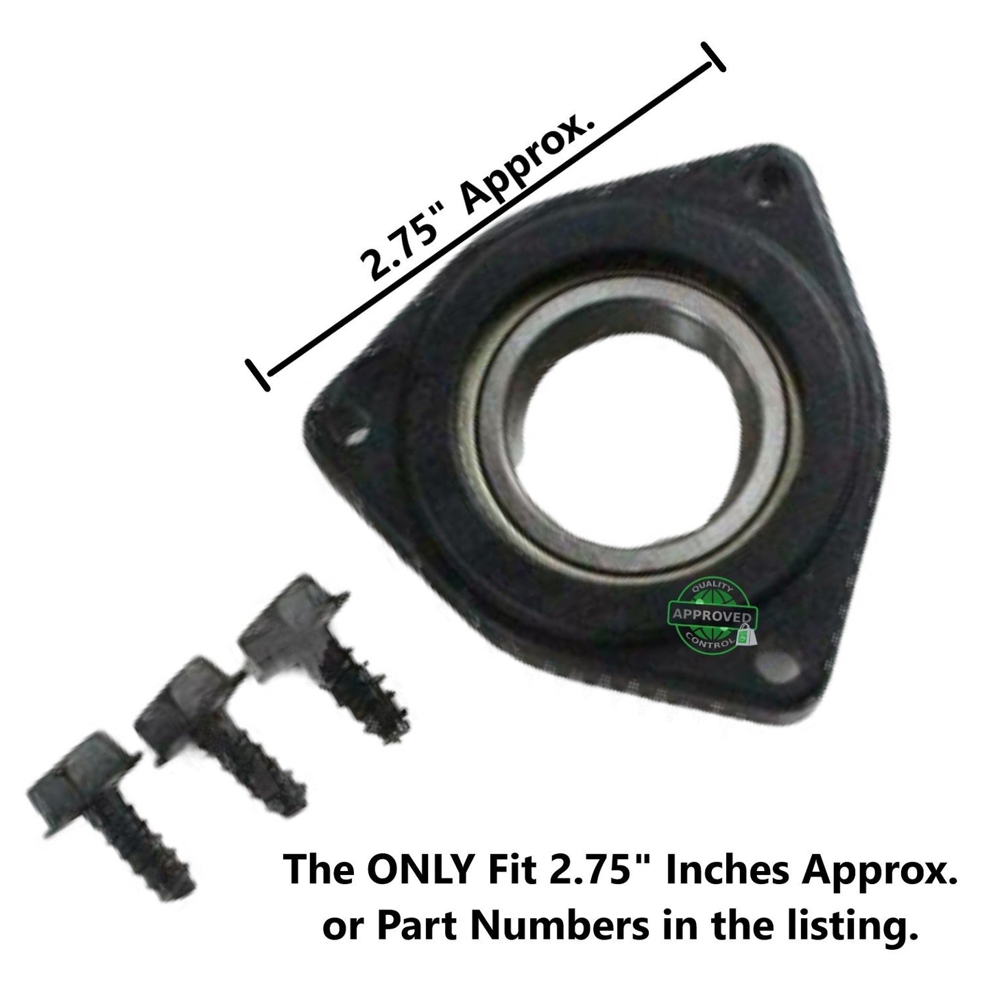 GlobPro 21001511 35-2111 35-2730 35-4926 Washer Lower Bearing Assembly snuber ring 3 Screw Replacement for and compatible with Maytag Crosley Magic Chef Amana Heavy DUTY