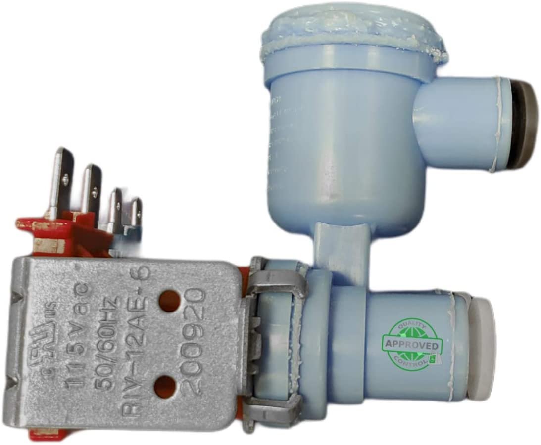 GlobPro 773821 Water Valve no ice cubes 2 coil Refrigerator Replacement for and compatible with GE Kenmore 773821 Heavy DUTY
