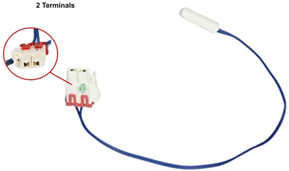 GlobPro DA32-10104F 1668645 Fridge Temperature Sensor 2 Terminals Replacement for and compatible with Samsung Heavy DUTY