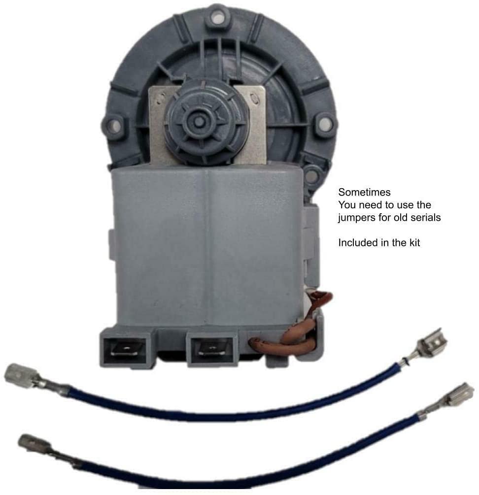 E-DrUS W10727777 Washer Drain Pump W10727777 W10876600 -JUST MOTOR compatible with Kenmore/SearsMaytagWhirlpool Heavy DUTY