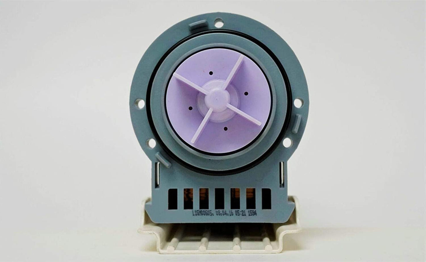 Front Load WASHER WATER PUMP MOTOR 461970201671-46197020148 ONLY MOTOR, 4 Blades impeller Mod: M75 461970201671- 46197020148