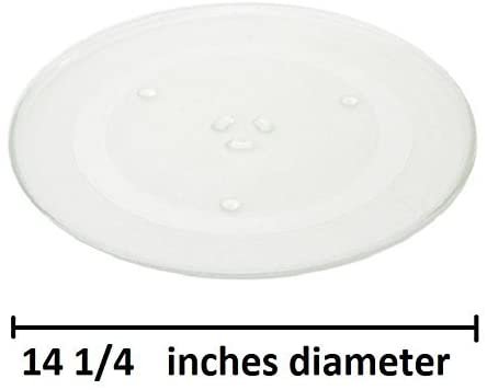 GE Microwave glass plate 14 1/4 Inches BWR982423 fits AP3190166