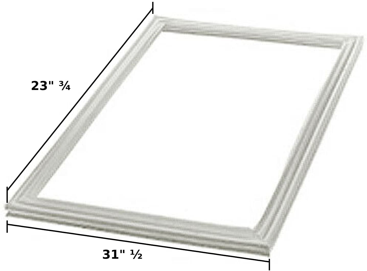 GlobPro AP2067993 AH297173 EA297173 PS297173 Freezer Door Gasket only for 23" ¾ X 31" ½ Replacement for and compatible with General Electric Heavy DUTY