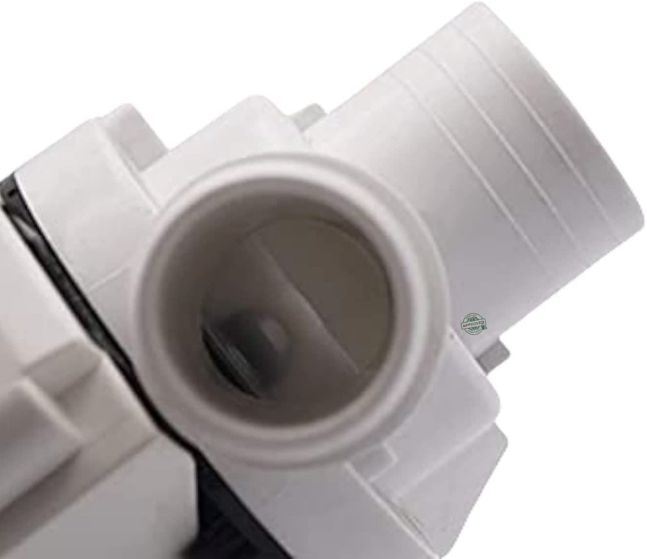 GlobPro WH23X91 WH23X92 Washer drain water pump 9" ¼ length Approx. Replacement for and compatible with GE Heavy DUTY