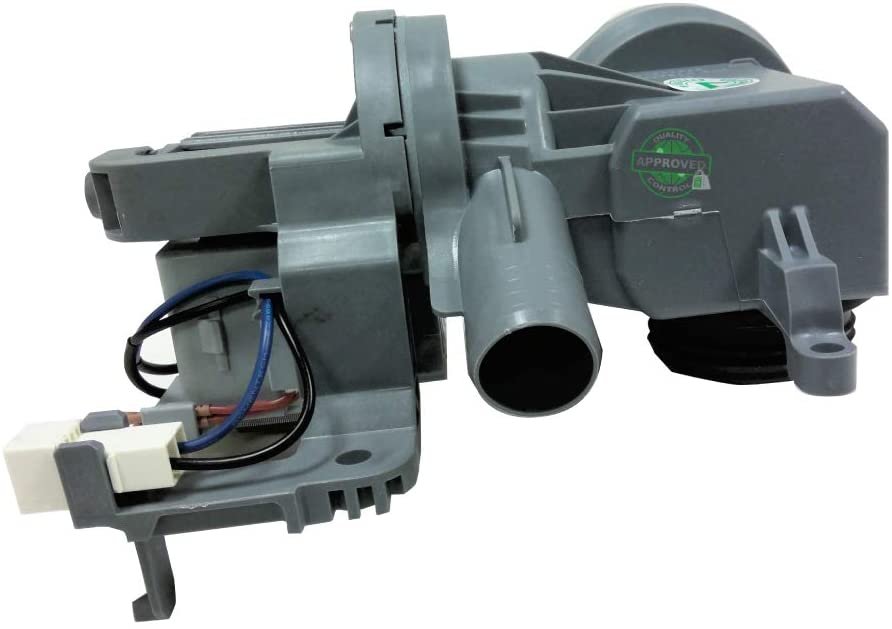 GlobPro PD00038328 EAP11756700 AP6023357 PS11756700 Washer Water Drain Pump Complete 9" length Approx. Replacement for and compatible with Maytag Whirlpool Heavy DUTY