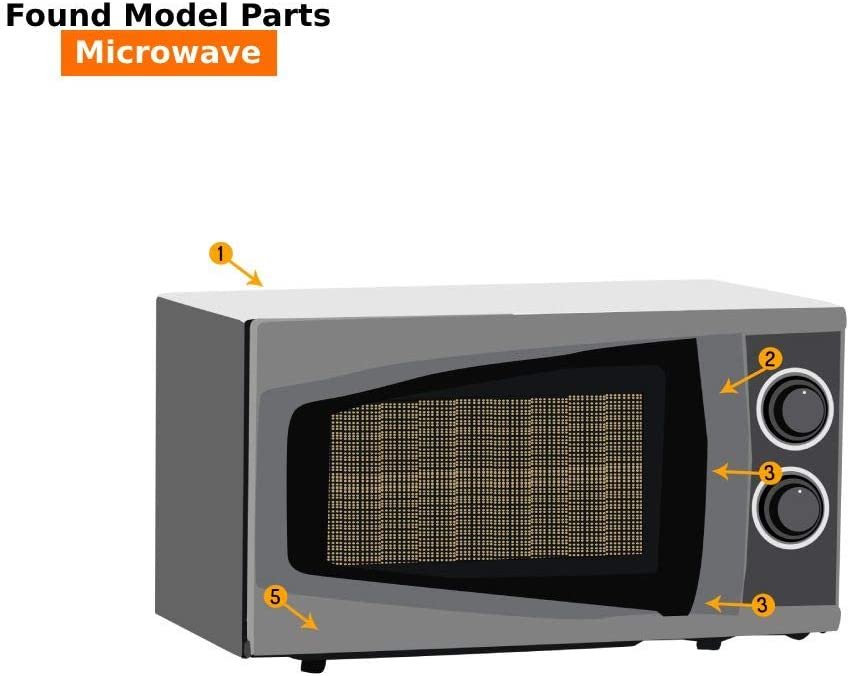 EQUIPMENT DOCTOR US Microwave Tray Glass Plate for Cooking Approximately 16"