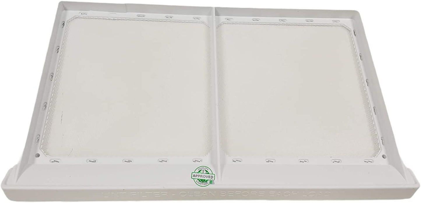 GlobPro 131450345 484 Dryer Lint Filter Screen & Cover 12" length Approx. Replacement for and compatible with Frigidaire Kenmore White Westinghouse Electrolux 131450345 484 Heavy DUTY