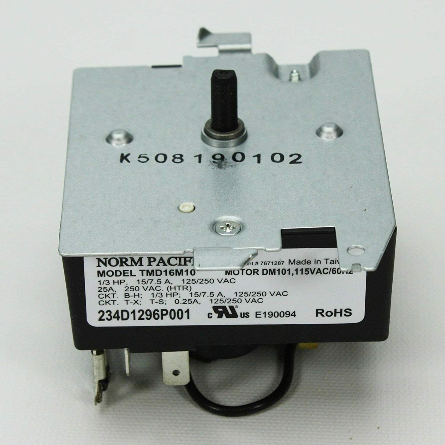 2-3 Days Delivery -Dryer timer Model TMD16M10 234D1296P001