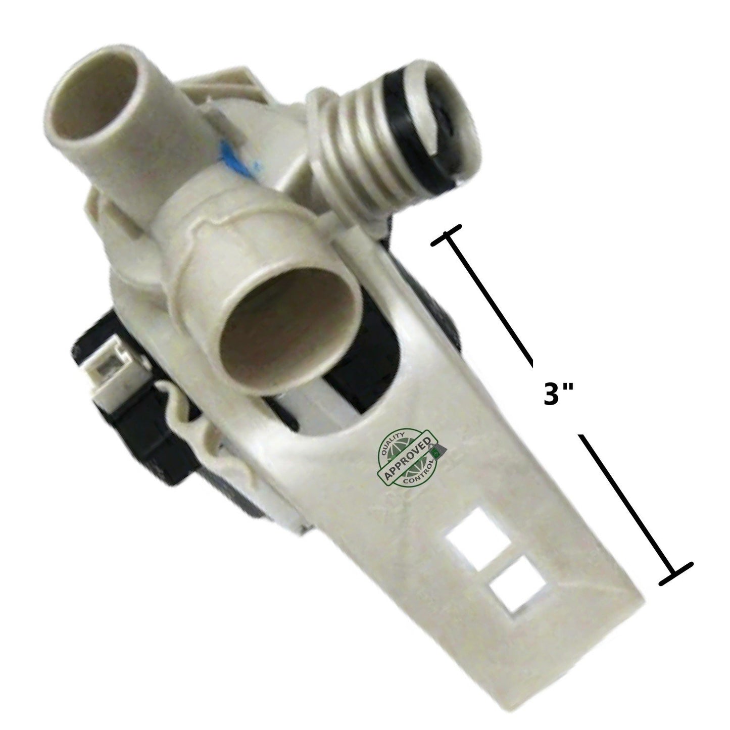 GlobPro 22003244 25001052 2205720 62716020 Washer Water Drain Pump 7" ¼ large Approx. Replacement for and compatible with Crosley Maytag Amana Heavy DUTY