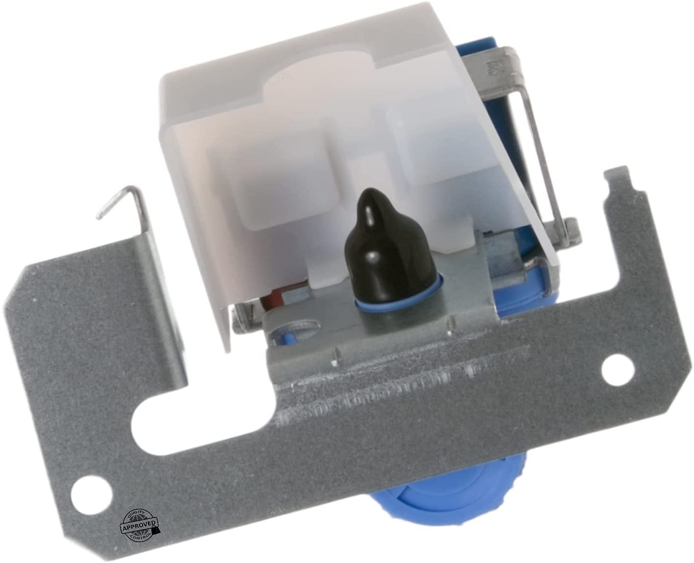 GlobPro WR57X10051 Fridge Water Inlet Valve - ¼" - 5/16" inlet 2 coil Replacement for and compatible with General Electric Kenmore Heavy DUTY
