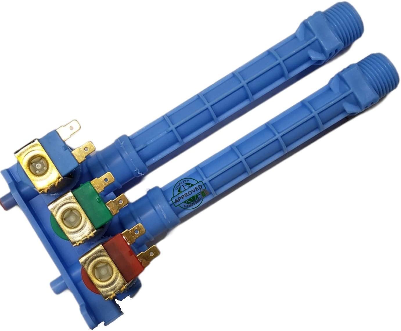 DrEquipUS 134371220 Water Inlet Valve 9" 3/4" LENGTH Replacement for and compatible with Frigidaire- Kenmore - Crosley- sears. Heavy DUTY