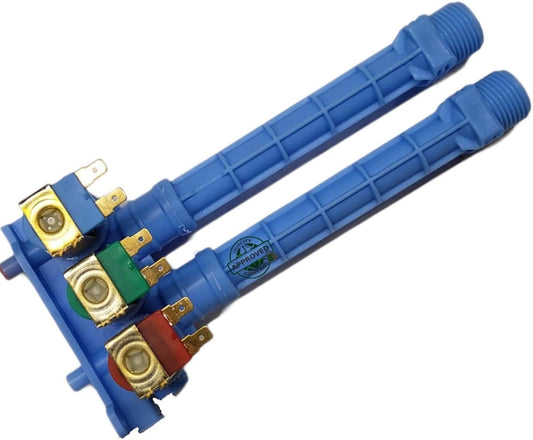 DrEquipUS 134371220 Water Inlet Valve 9" 3/4" LENGTH Replacement for and compatible with Frigidaire- Kenmore - Crosley- sears. Heavy DUTY