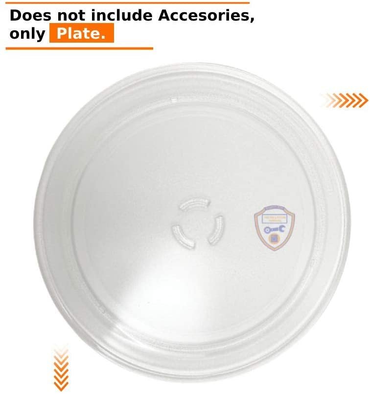 EQUIPMENT DOCTOR US Microwave Tray Glass Plate for Cooking Approximately 16"