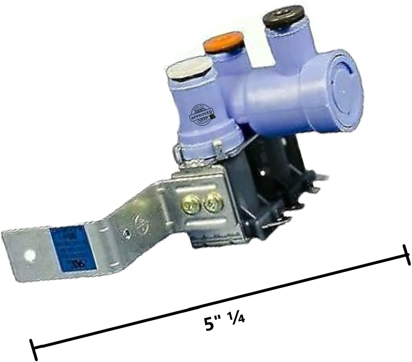 GlobPro PD00005216 PS6448332 AP5666281 EAP6448332 Frigde Water Inlet Valve Assembly 2 Coil 5" ¼ length Approx. Replacement for and compatible with Kenmore LG Heavy DUTY