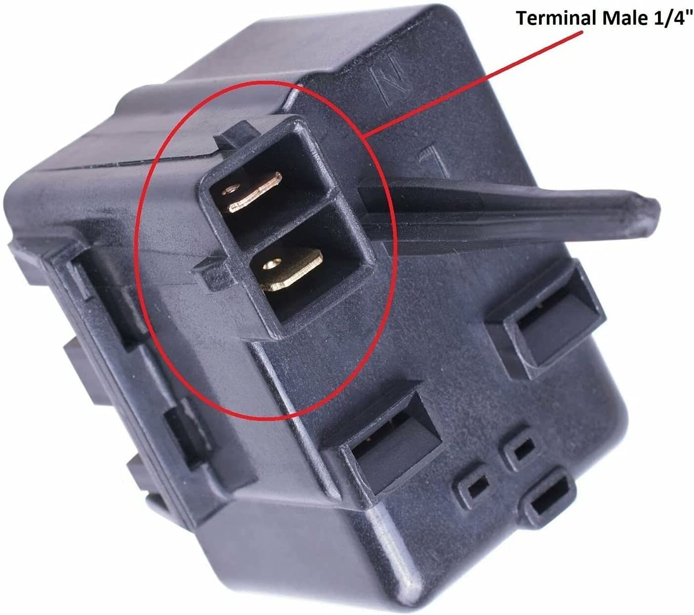 GlobPro 51360411 Fridge Relay terminal 1/4 Replacement for and compatible with LG Heavy DUTY