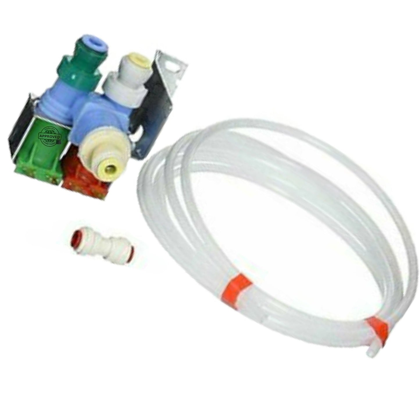 GlobPro 2304833 2315534 4389177 W10408179VP Frid Water Inlet Valve 2 Coils - 4" ¼ length Approx. Replacement for and compatible with Whirlpool KitchenAid Kenmore Maytag Heavy DUTY