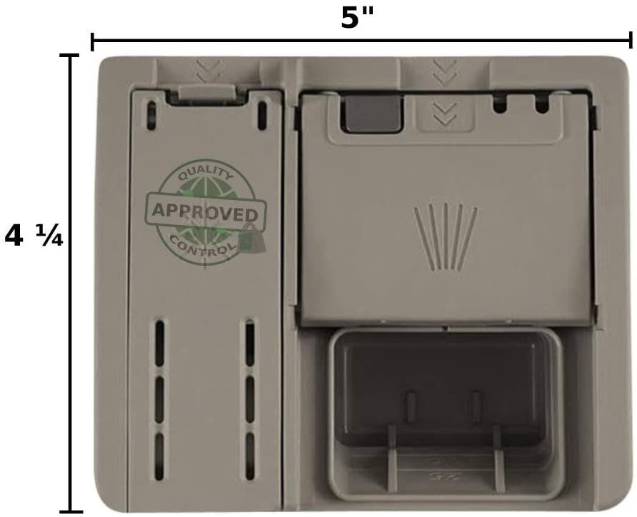 GlobPro EAP3479743-PD00000045 Dishwasher Soap Dispenser 00645208 645208 5" x 4 1/4" Inches Replacement for and compatible with Bosch EAP3479743-PD00000045 Heavy DUTY