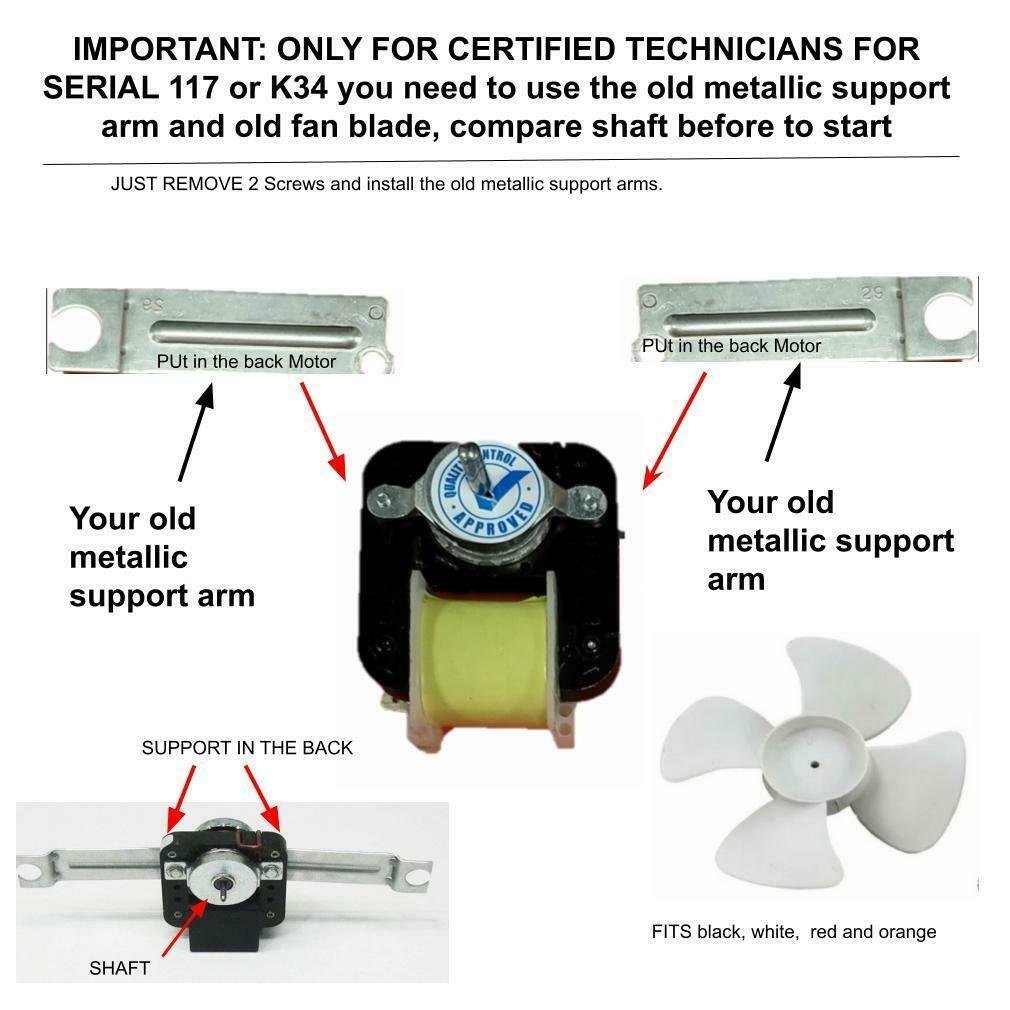 2-3 Days Delivery -Evaporator Fan Motor Support 8.5" appro AP6009327-PS11742484