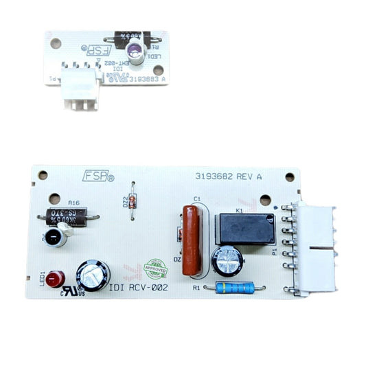 GlobPro 2198586 2220398 2220402 2255114 Fridge Control Board Kit 10" ½ length Approx. Replacement for and compatible with KitchenAid Whirlpool Kenmore Maytag Heavy DUTY