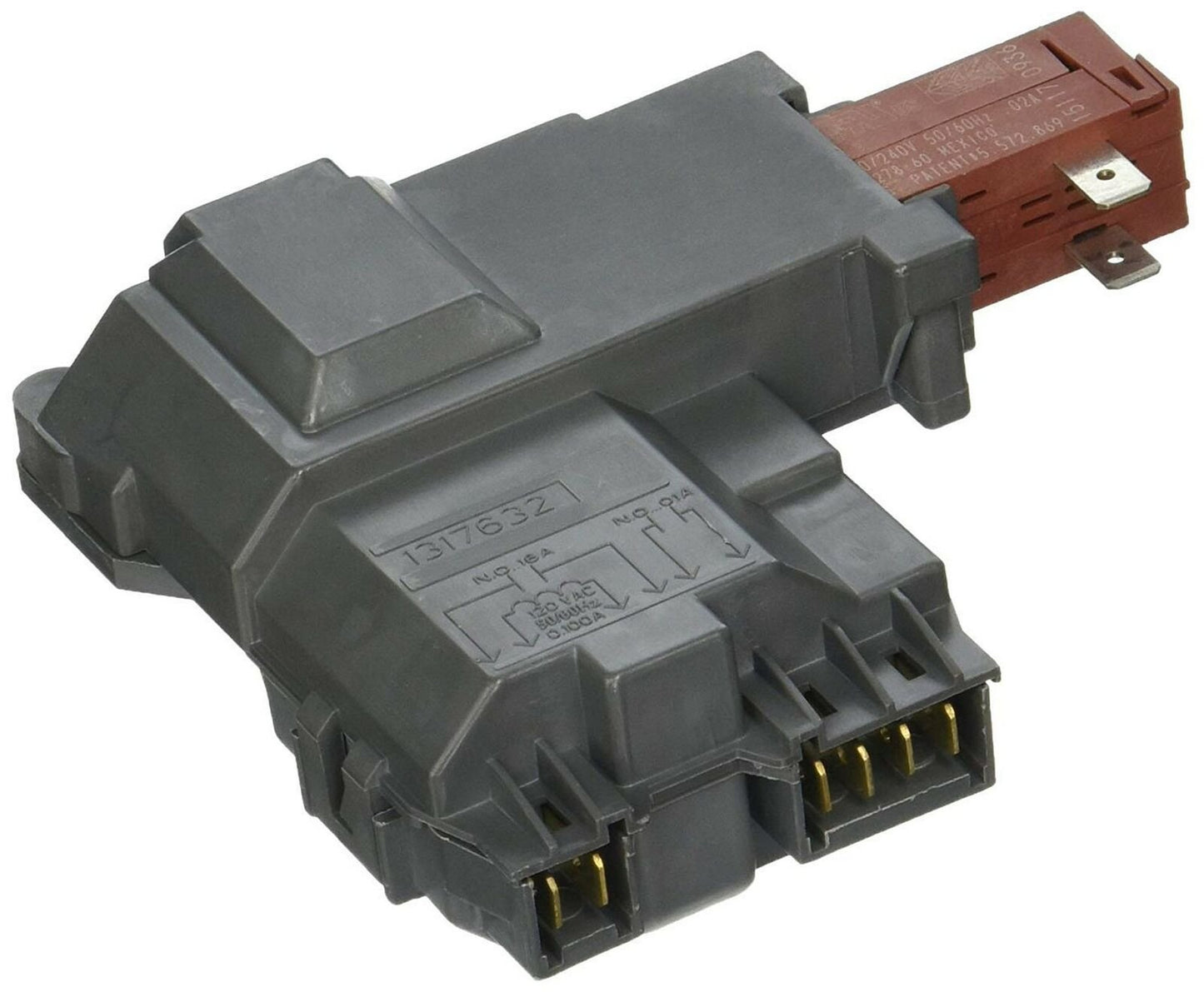 Global Products Washer Door Lock Switch Compatible with Frigidaire 131763256