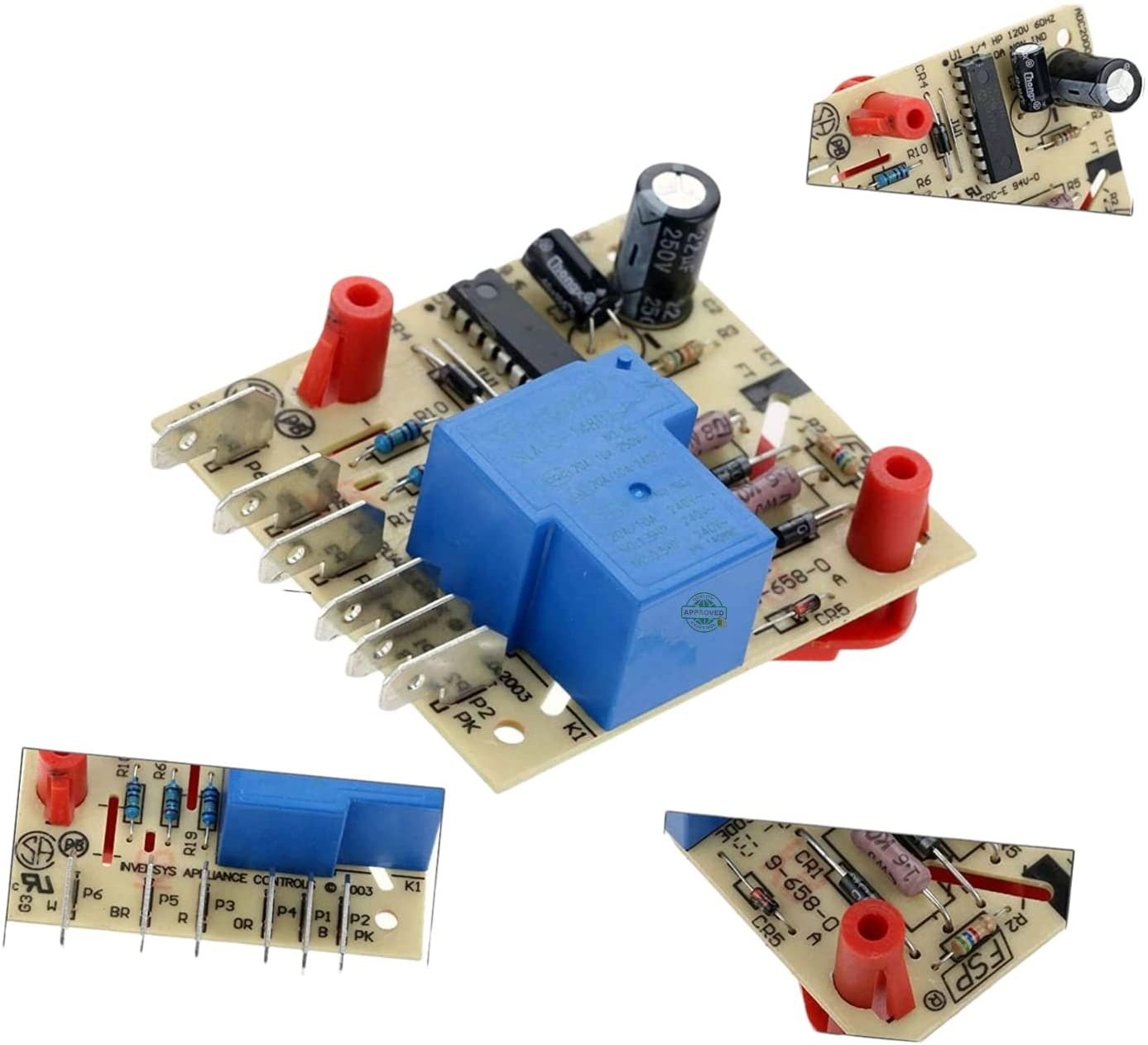 GlobPro WPW10352689 Fridge Main Control Board 5" ¼ length Approx. Replacement for and compatible with Maytag Whirlpool Kenmore Heavy DUTY