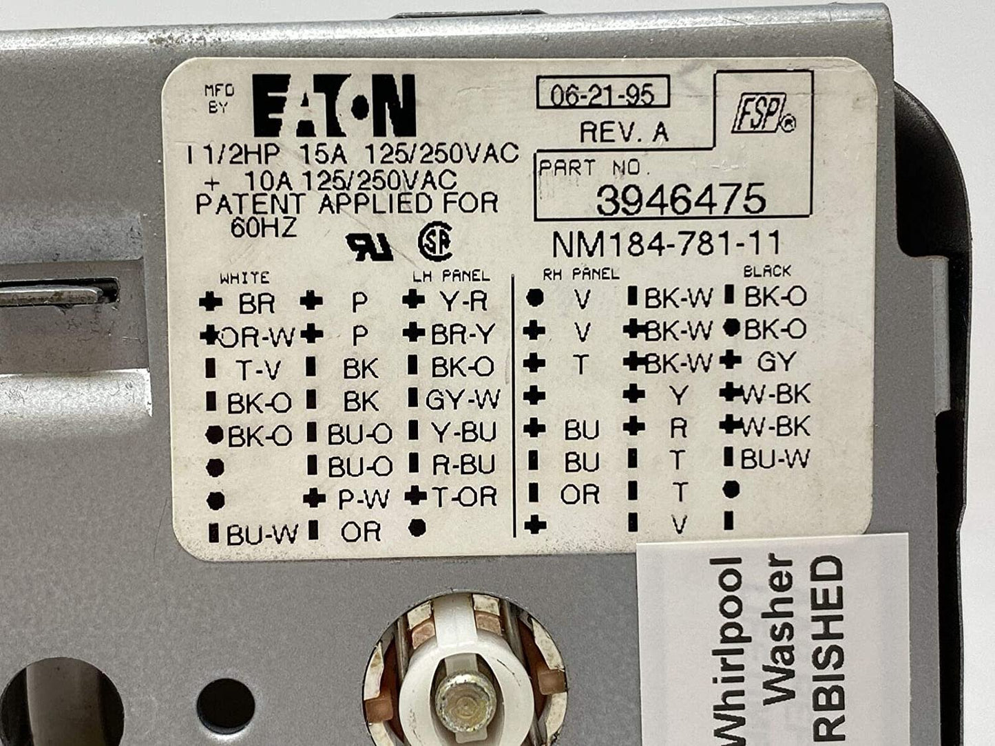 Global Solutions - Washer Timer 3946475